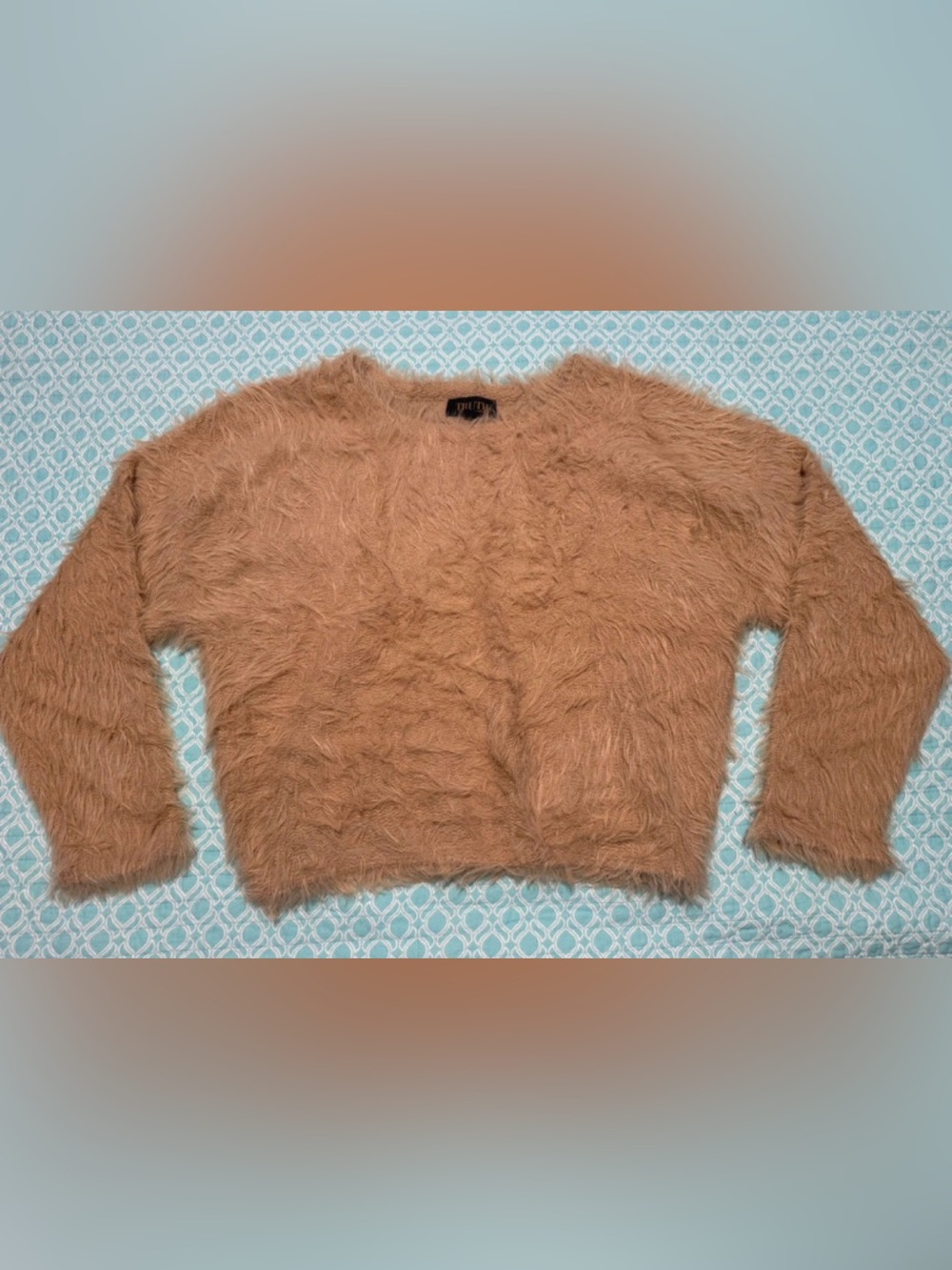 Eyelash Sweater in Camel